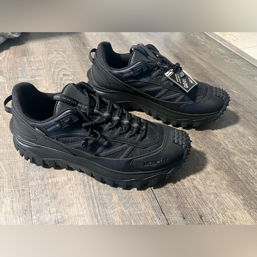 Moncler Men's Black Athletic Shoes